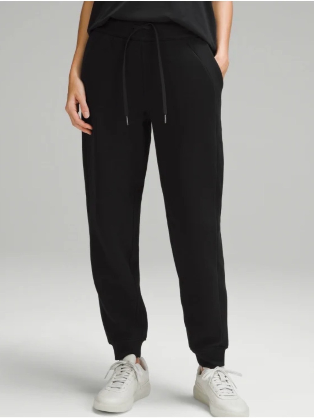 Lululemon athletica Black Scuba High Rise Jogger